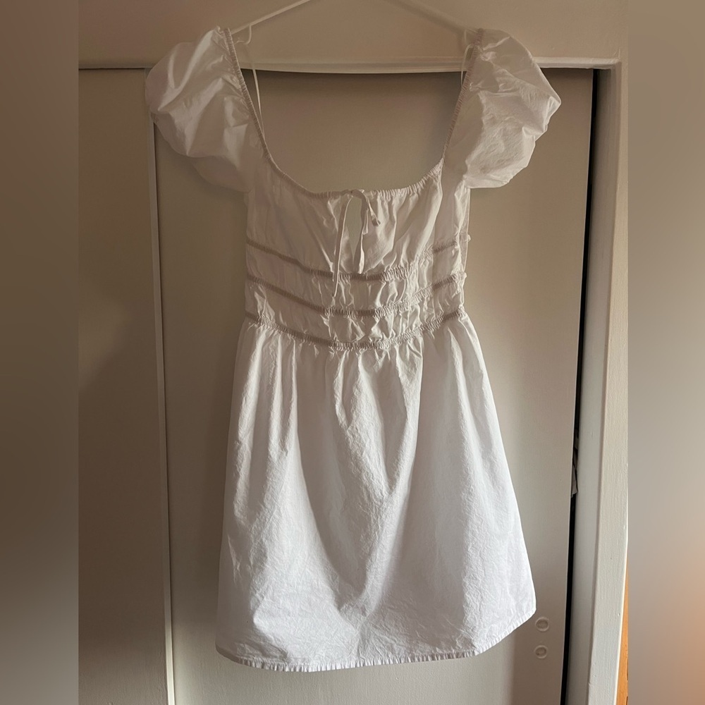 White Princess Polly Yasmina mini dress Size 10 100% cotton, lined sundress - Picture 4 of 9